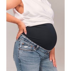 Womens Maternity Ankle Straight Jean